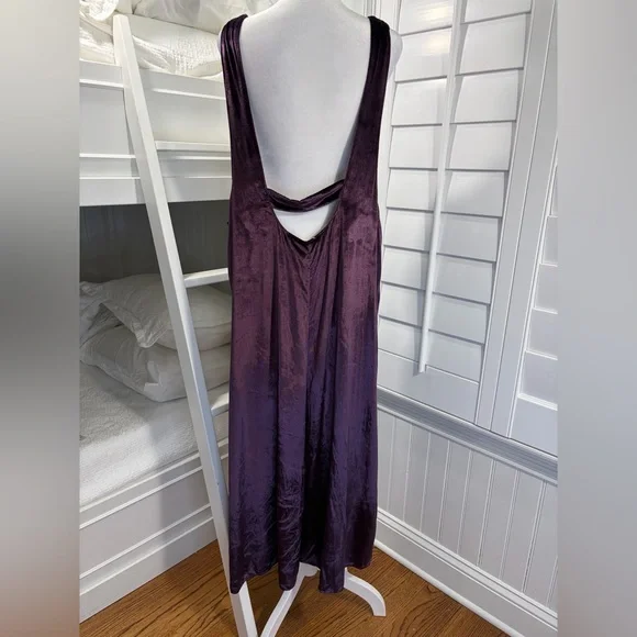 NWT Anthropologie Maeve Velvet Culotte Overalls Wide Leg Cropped Jumpsuit - Picture 5 of 6